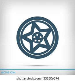 wheel disks icon