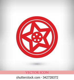 wheel disks icon
