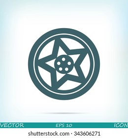 wheel disks icon