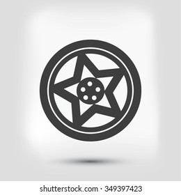 wheel disks icon