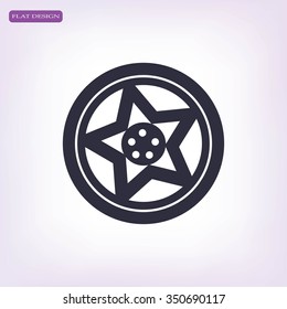 wheel disks icon