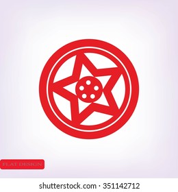 wheel disks icon