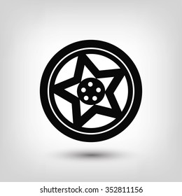wheel disks icon