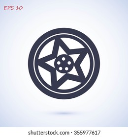 wheel disks icon