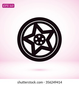 wheel disks icon