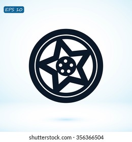 wheel disks icon