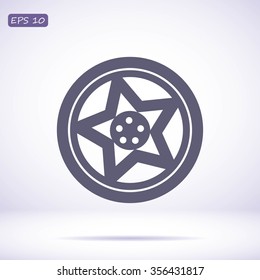 wheel disks icon