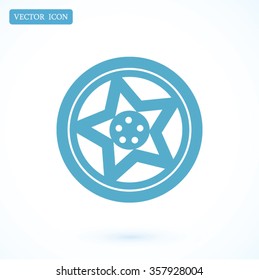 wheel disks icon