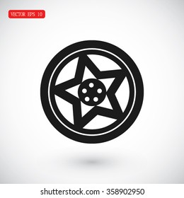 wheel disks icon