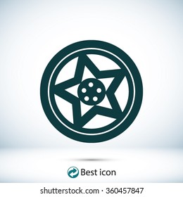 wheel disks icon