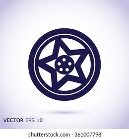 wheel disks icon