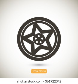 wheel disks icon