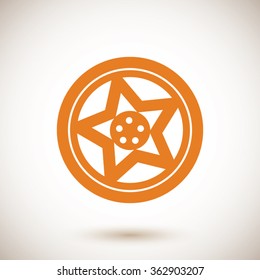 wheel disks icon
