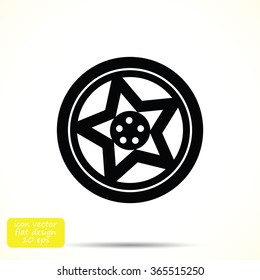 wheel disks icon