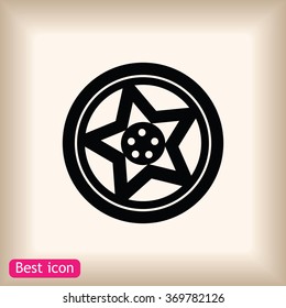 wheel disks icon
