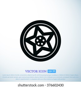wheel disks icon