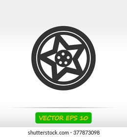 wheel disks icon
