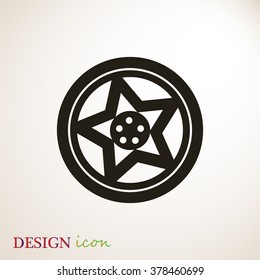 wheel disks icon