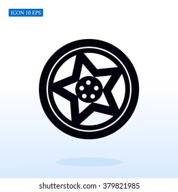 wheel disks icon