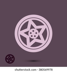 wheel disks icon