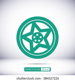 wheel disks icon