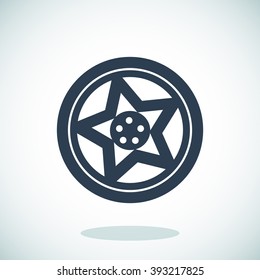 wheel disks icon
