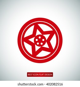 wheel disks icon