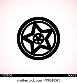 wheel disks icon
