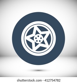 wheel disks icon