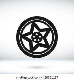 wheel disks icon