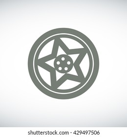 wheel disks icon