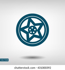 wheel disks icon