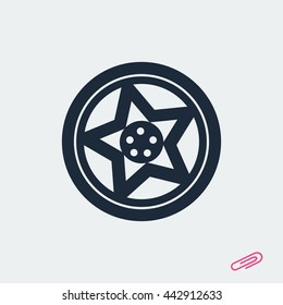wheel disks icon