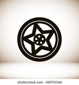 wheel disks icon