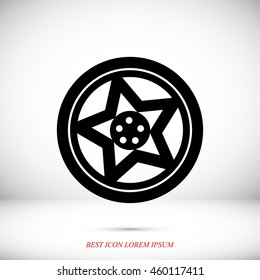 wheel disks icon