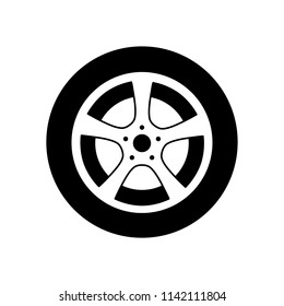 Wheel disks  icon, logo