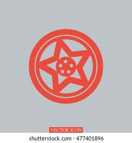 wheel disks icon, vector best flat icon, EPS