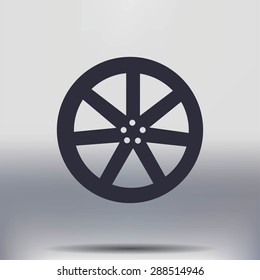 wheel disks icons
