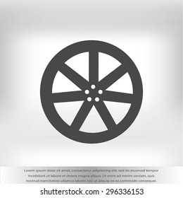 wheel disks icons