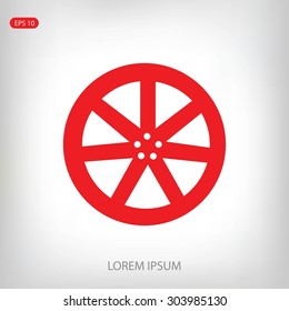 wheel disks icons