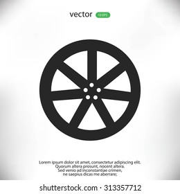 wheel disks icons