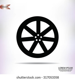 wheel disks icons