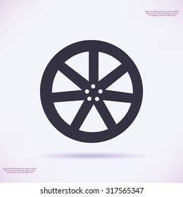 wheel disks icons