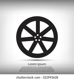 wheel disks icons