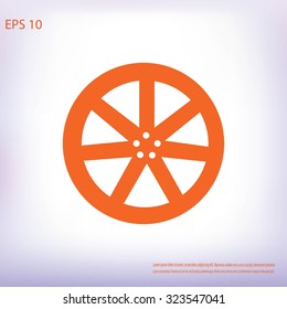 wheel disks icons