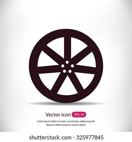 wheel disks icons