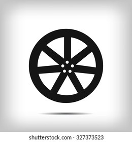 wheel disks icons