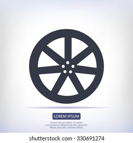 wheel disks icons