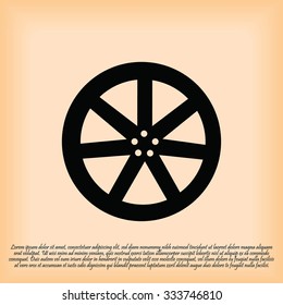 wheel disks icons