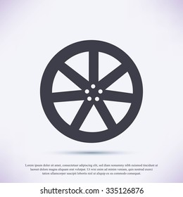 wheel disks icons